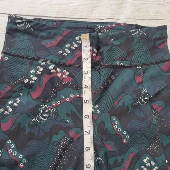 Sweaty Betty Size XS Japanese Flower Print Leggings High Rise Performance - Picture 4 of 6